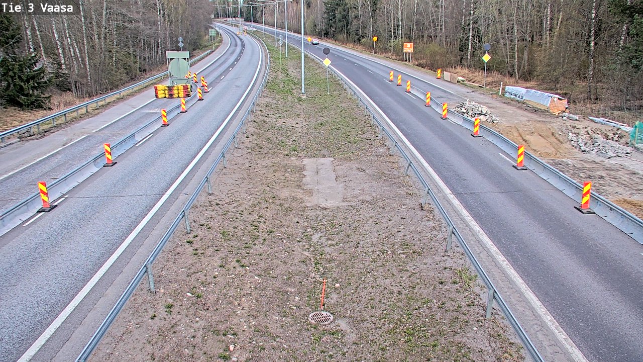 Kelikamerat Kuva Tie 3 Vaasa (puomi), Vaasa, Pohjanmaa