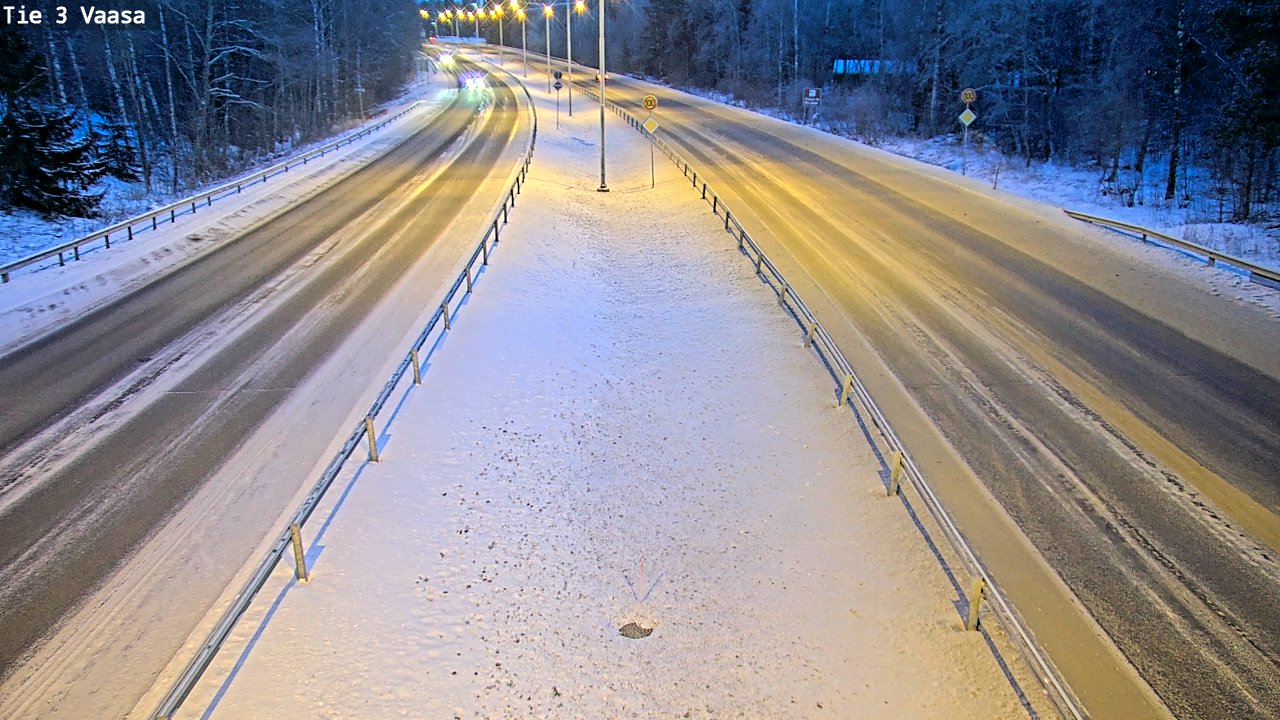 Kelikamerat Kuva Tie 3 Vaasa (puomi), Vaasa, Pohjanmaa