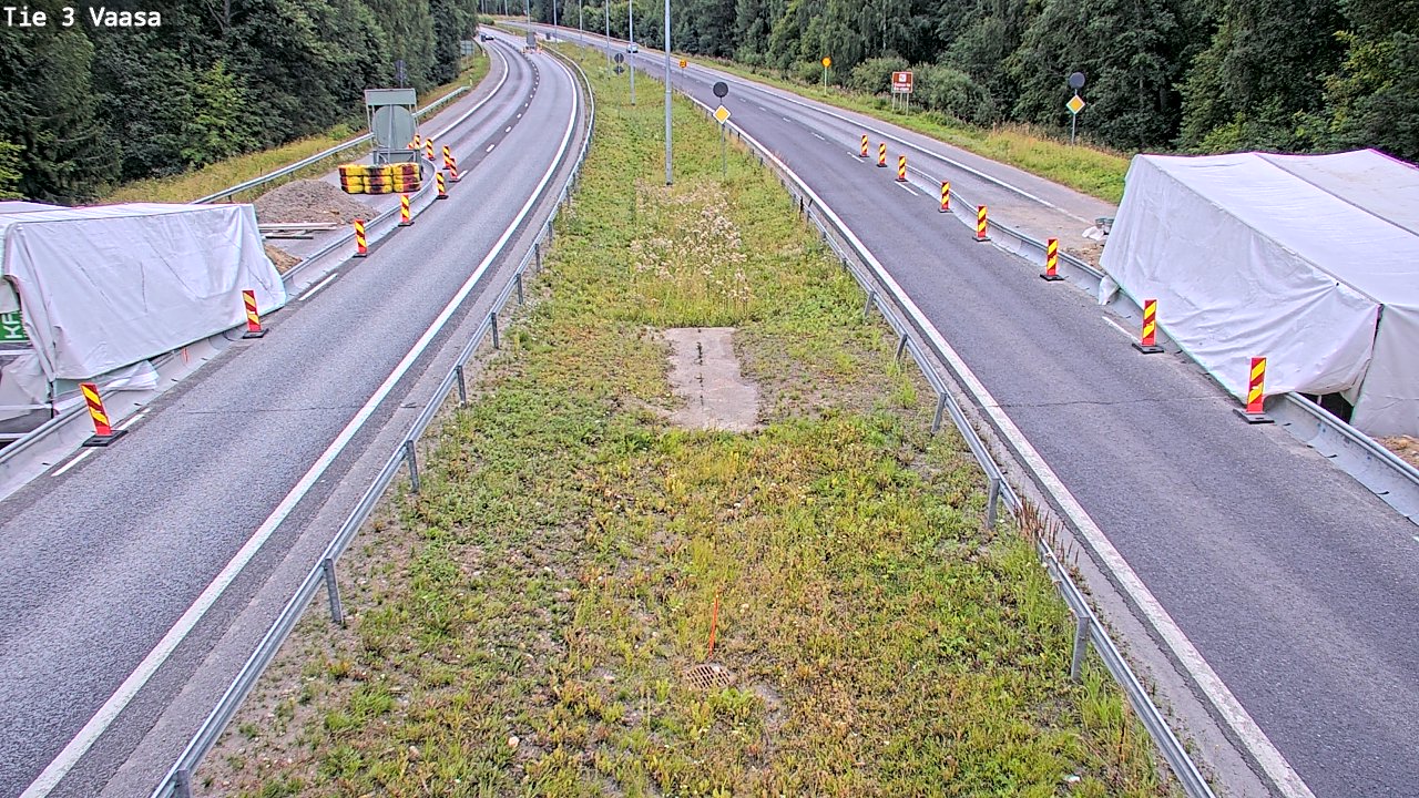 Kelikamerat Kuva Tie 3 Vaasa (puomi), Vaasa, Pohjanmaa