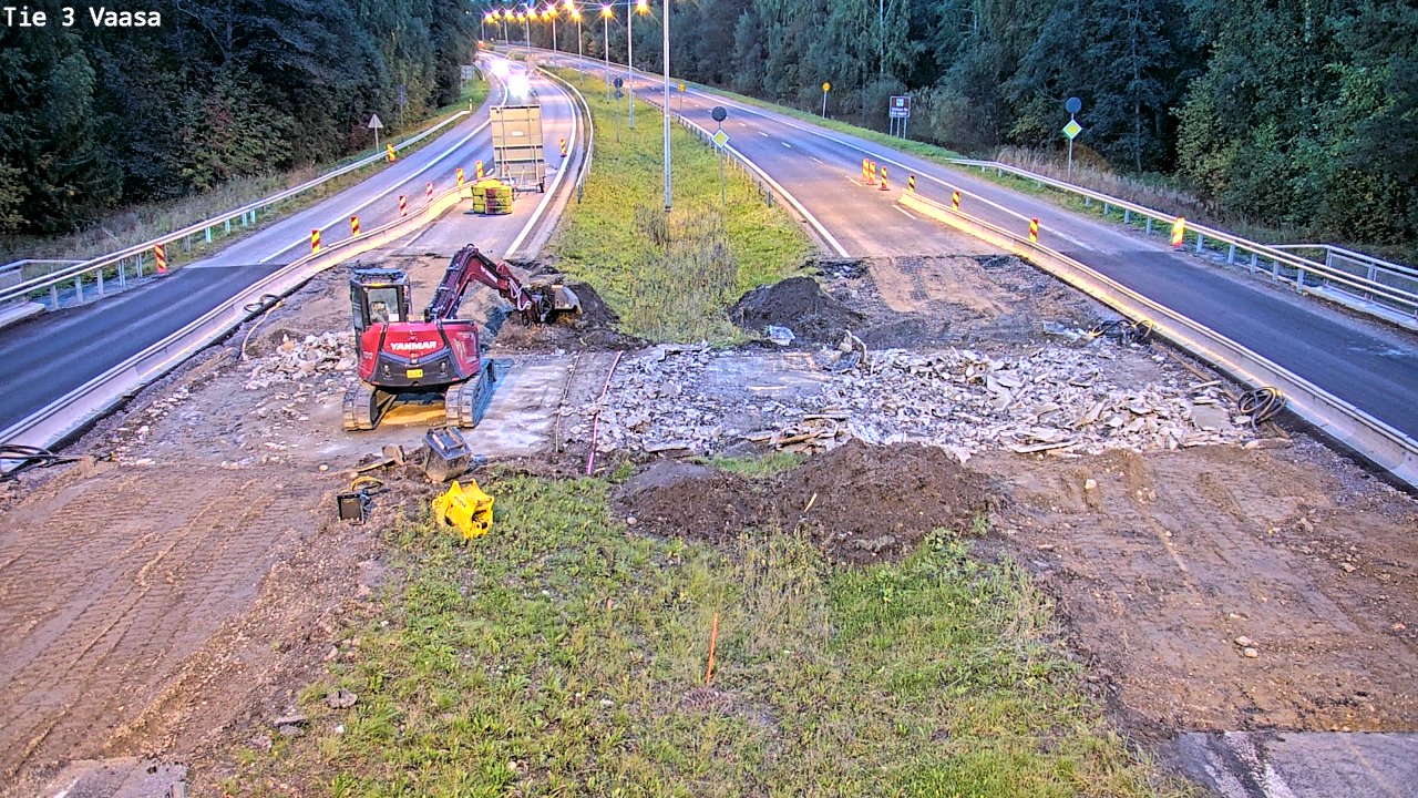 Kelikamerat Kuva Tie 3 Vaasa (puomi), Vaasa, Pohjanmaa