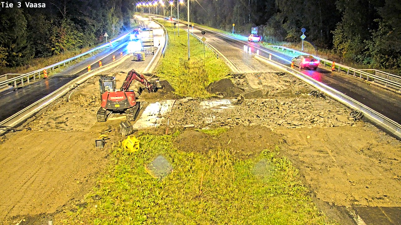 Kelikamerat Kuva Tie 3 Vaasa (puomi), Vaasa, Pohjanmaa
