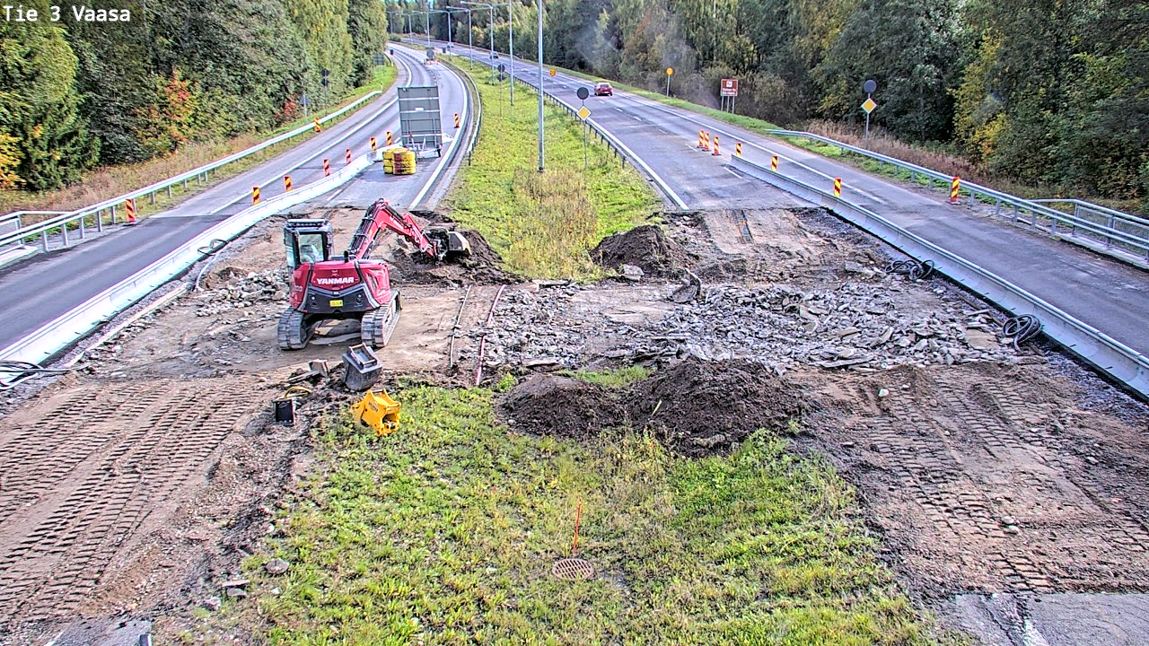 Kelikamerat Kuva Tie 3 Vaasa (puomi), Vaasa, Pohjanmaa