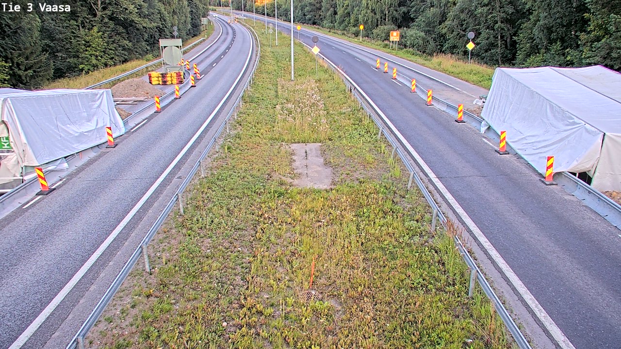 Kelikamerat Kuva Tie 3 Vaasa (puomi), Vaasa, Pohjanmaa