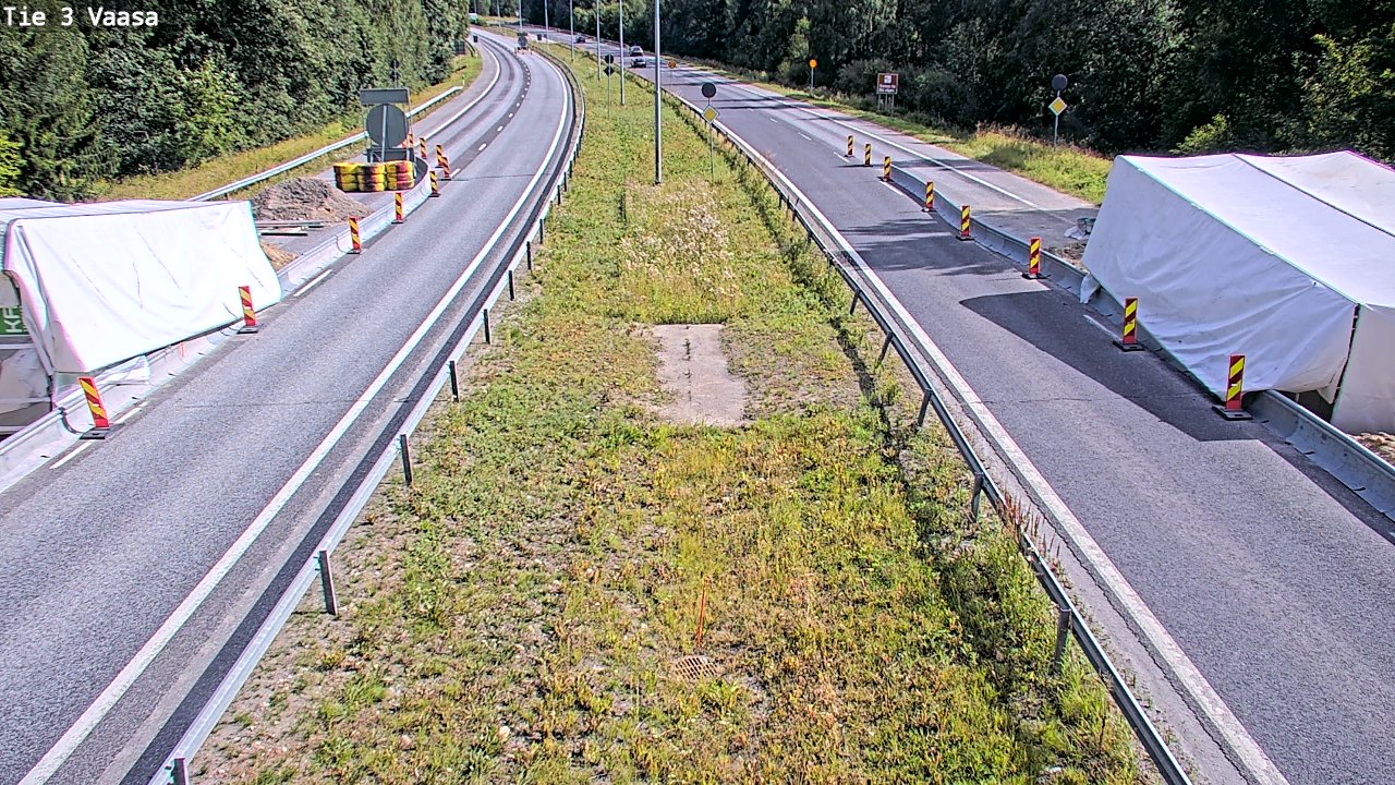 Kelikamerat Kuva Tie 3 Vaasa (puomi), Vaasa, Pohjanmaa