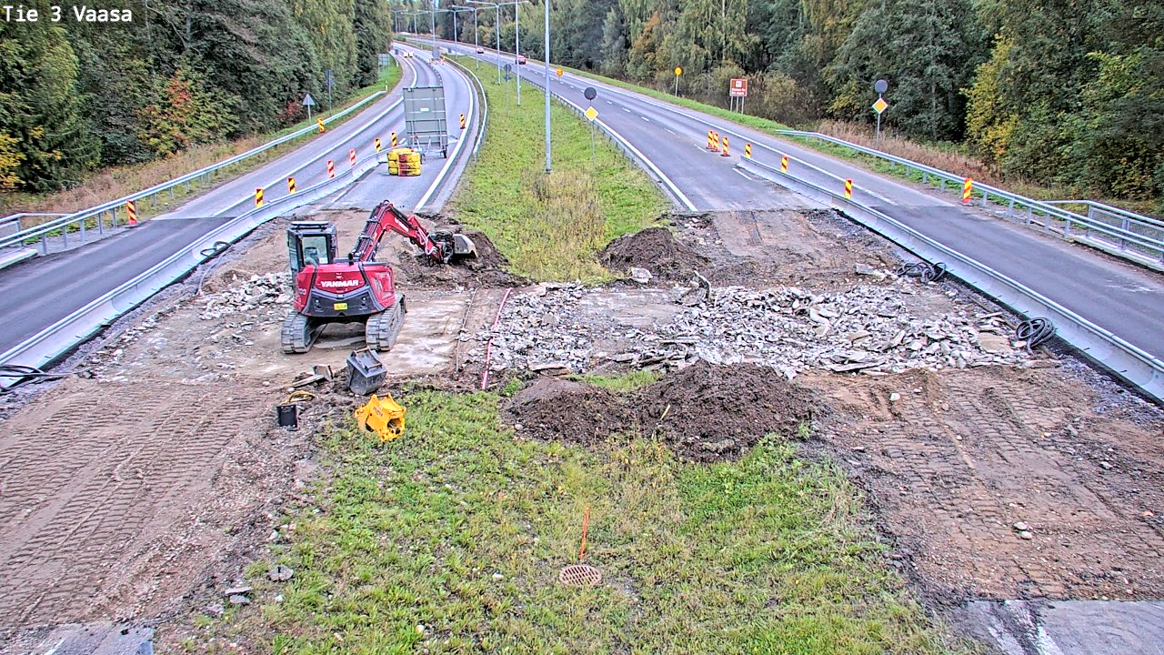 Kelikamerat Kuva Tie 3 Vaasa (puomi), Vaasa, Pohjanmaa