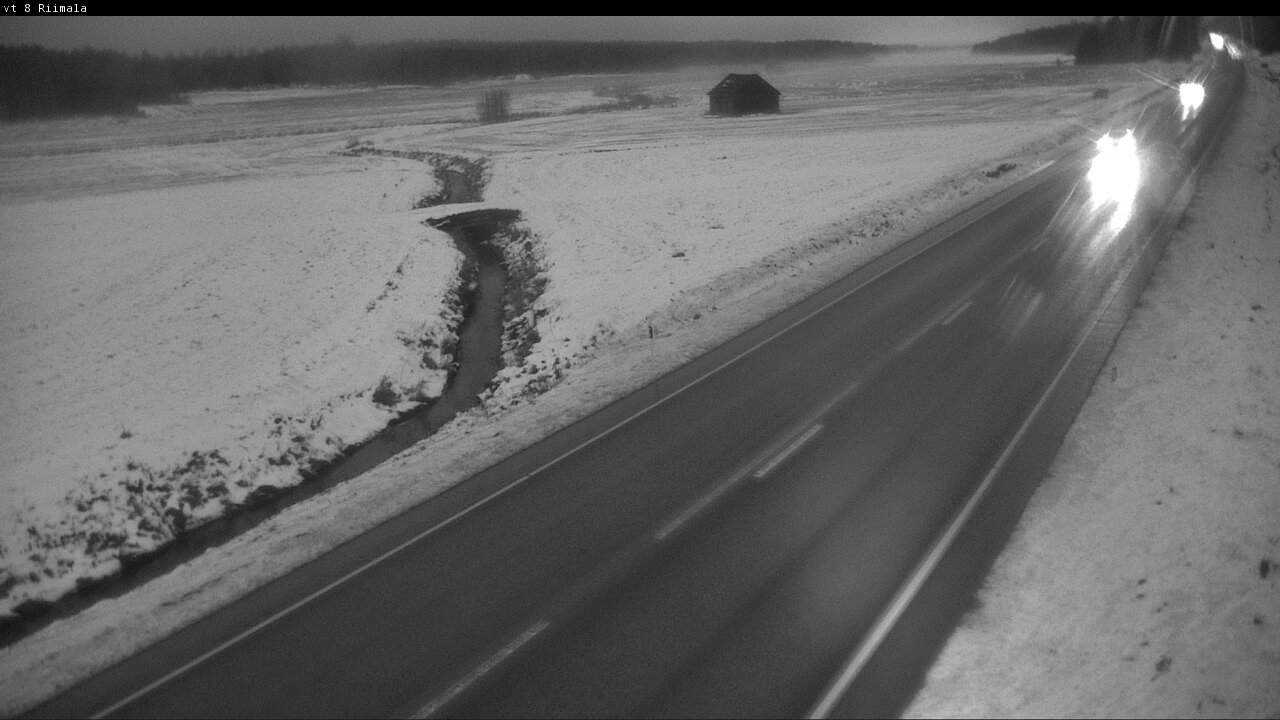 Weather Camera Image Road 8 Mustasaari, Riimala, Mustasaari, Pohjanmaa