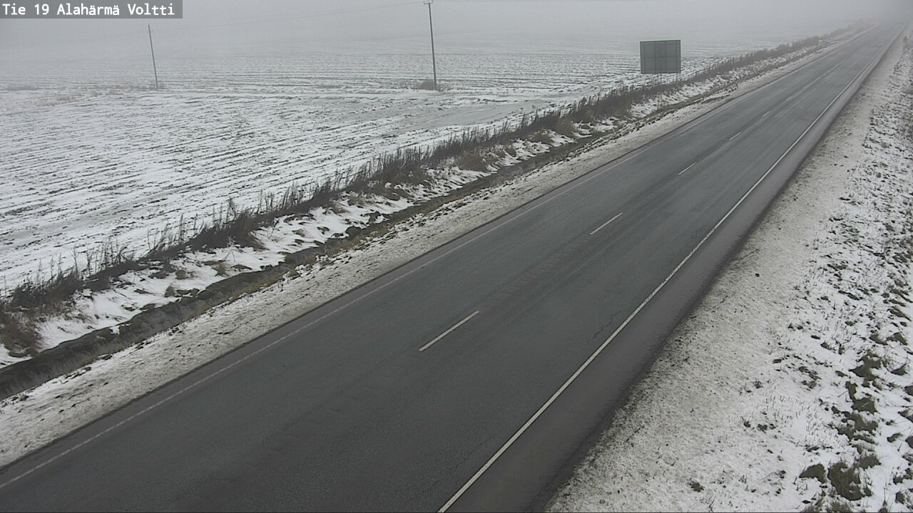 Weather Camera Image Road 19 Alahärmä, Voltti, Kauhava, Etelä-Pohjanmaa