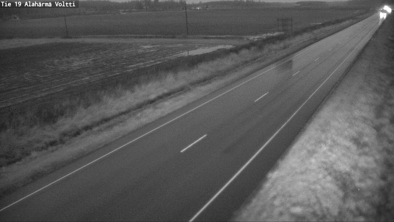 Weather Camera Image Väg 19 Alahärmä, Voltti, Kauhava, Etelä-Pohjanmaa