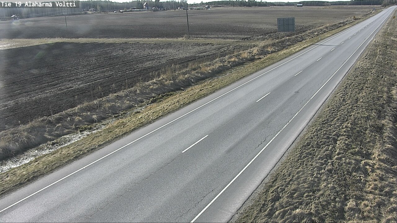 Weather Camera Image Väg 19 Alahärmä, Voltti, Kauhava, Etelä-Pohjanmaa