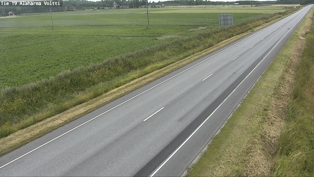 Weather Camera Image Väg 19 Alahärmä, Voltti, Kauhava, Etelä-Pohjanmaa