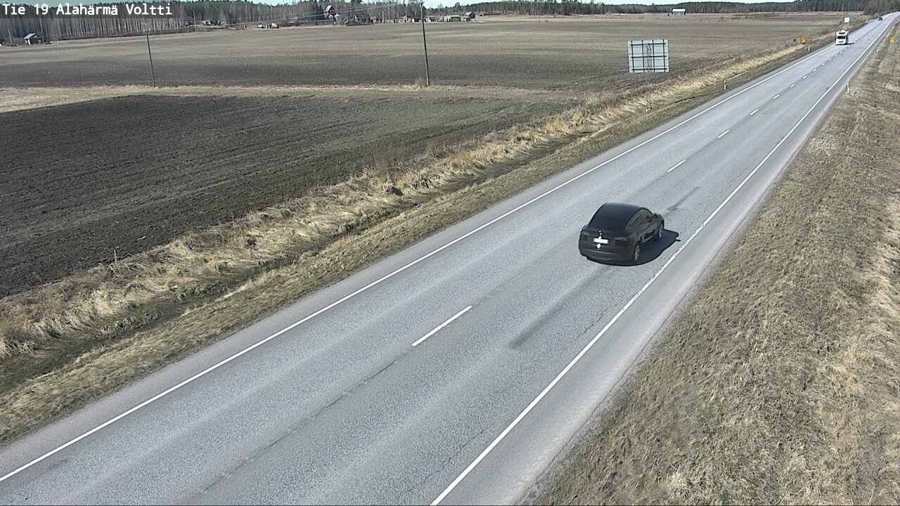 Weather Camera Image Väg 19 Alahärmä, Voltti, Kauhava, Etelä-Pohjanmaa