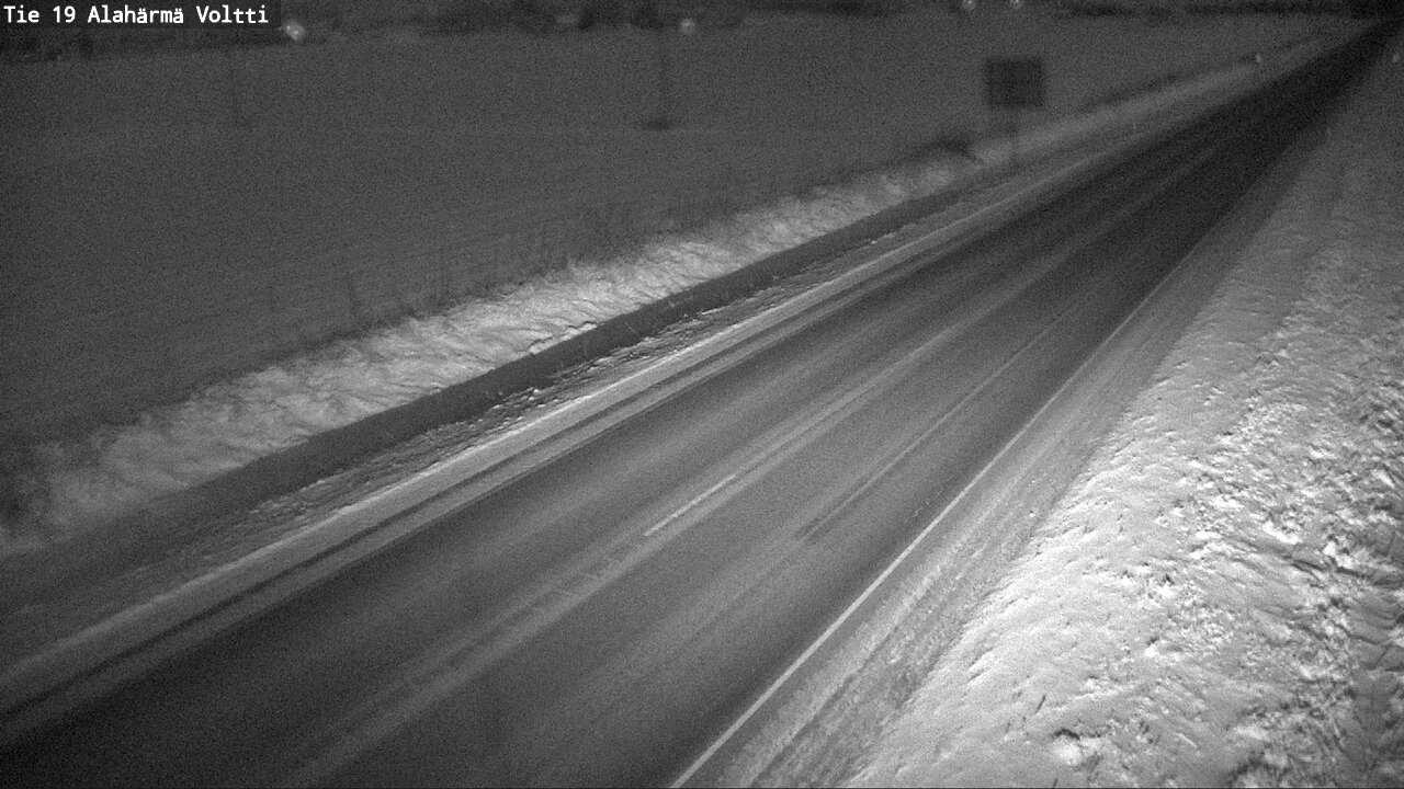 Weather Camera Image Väg 19 Alahärmä, Voltti, Kauhava, Etelä-Pohjanmaa
