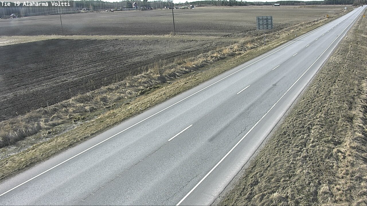 Weather Camera Image Väg 19 Alahärmä, Voltti, Kauhava, Etelä-Pohjanmaa
