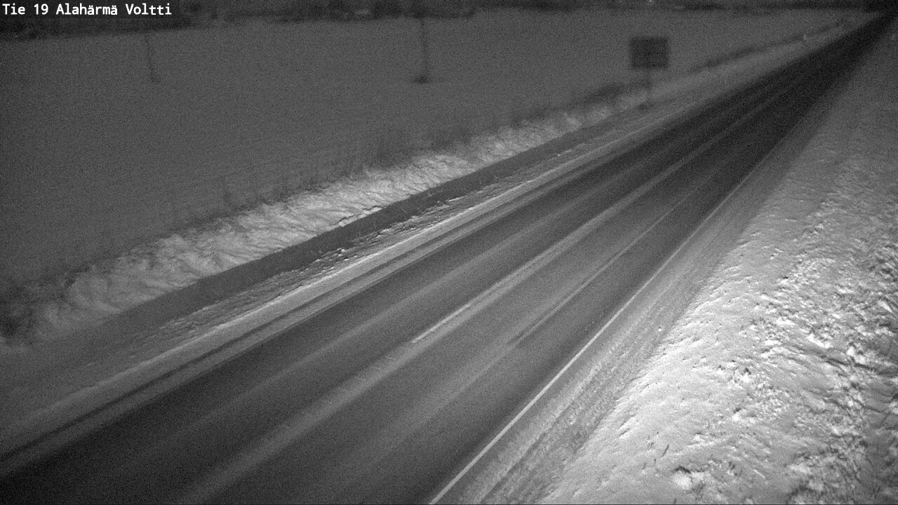 Weather Camera Image Väg 19 Alahärmä, Voltti, Kauhava, Etelä-Pohjanmaa