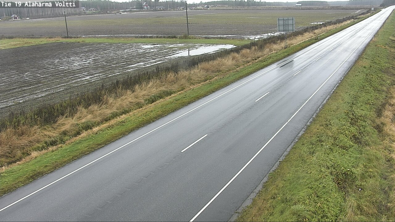 Weather Camera Image Väg 19 Alahärmä, Voltti, Kauhava, Etelä-Pohjanmaa