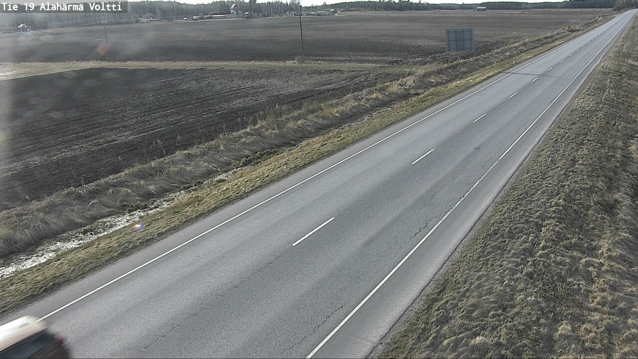 Weather Camera Image Väg 19 Alahärmä, Voltti, Kauhava, Etelä-Pohjanmaa