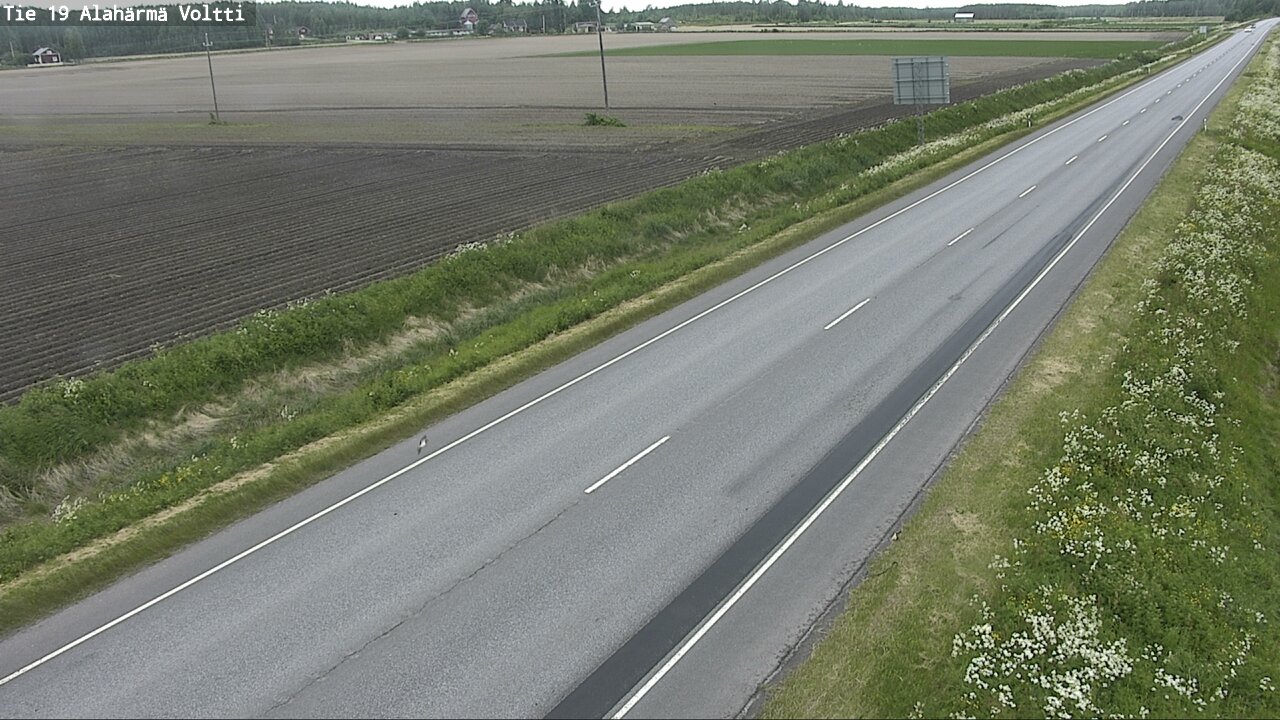 Weather Camera Image Väg 19 Alahärmä, Voltti, Kauhava, Etelä-Pohjanmaa
