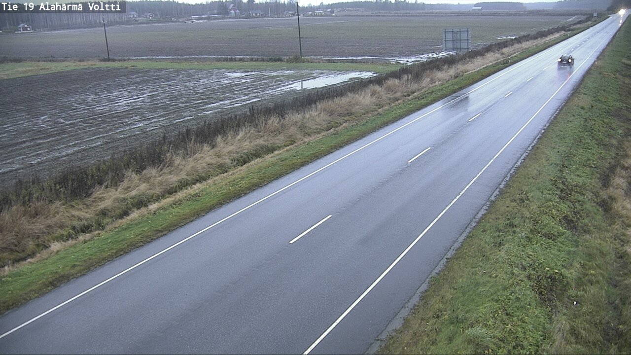 Weather Camera Image Väg 19 Alahärmä, Voltti, Kauhava, Etelä-Pohjanmaa