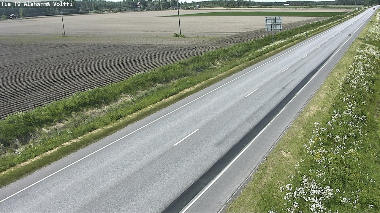 Weather Camera Image Väg 19 Alahärmä, Voltti, Kauhava, Etelä-Pohjanmaa