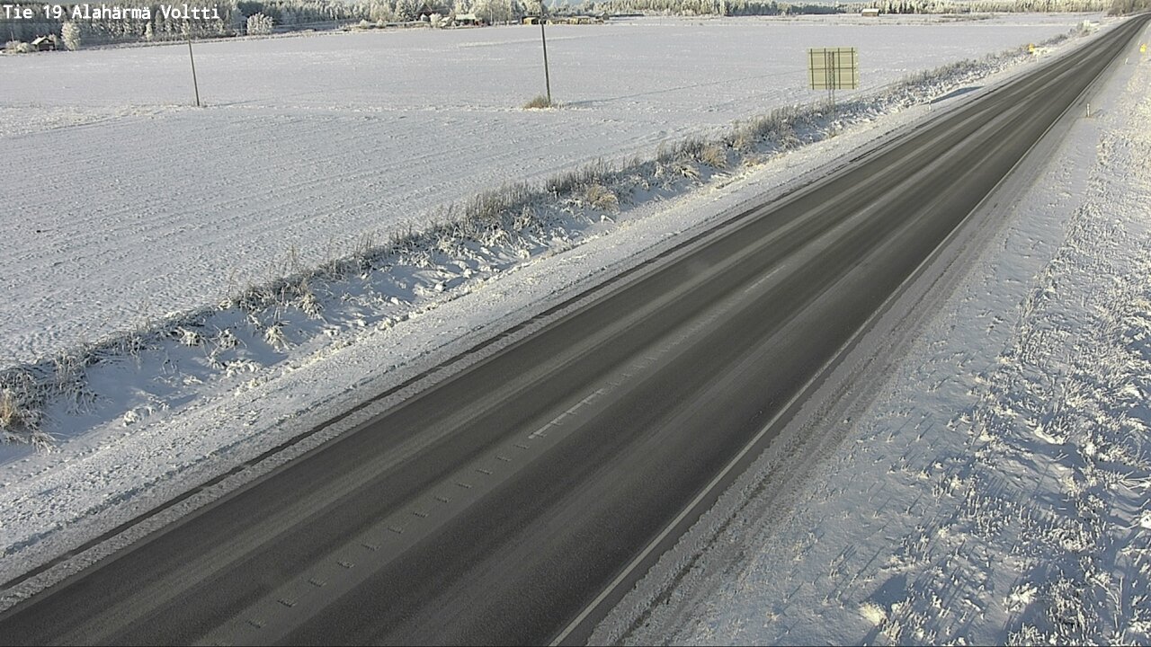 Weather Camera Image Väg 19 Alahärmä, Voltti, Kauhava, Etelä-Pohjanmaa