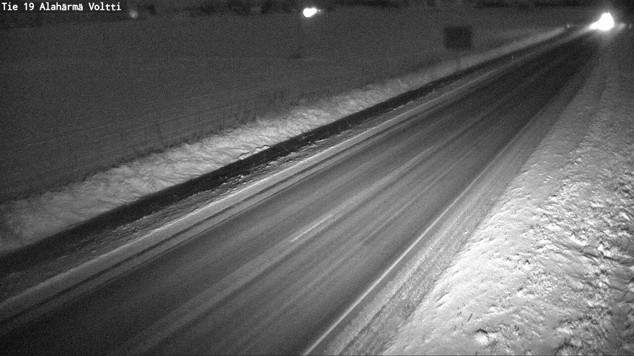 Weather Camera Image Väg 19 Alahärmä, Voltti, Kauhava, Etelä-Pohjanmaa