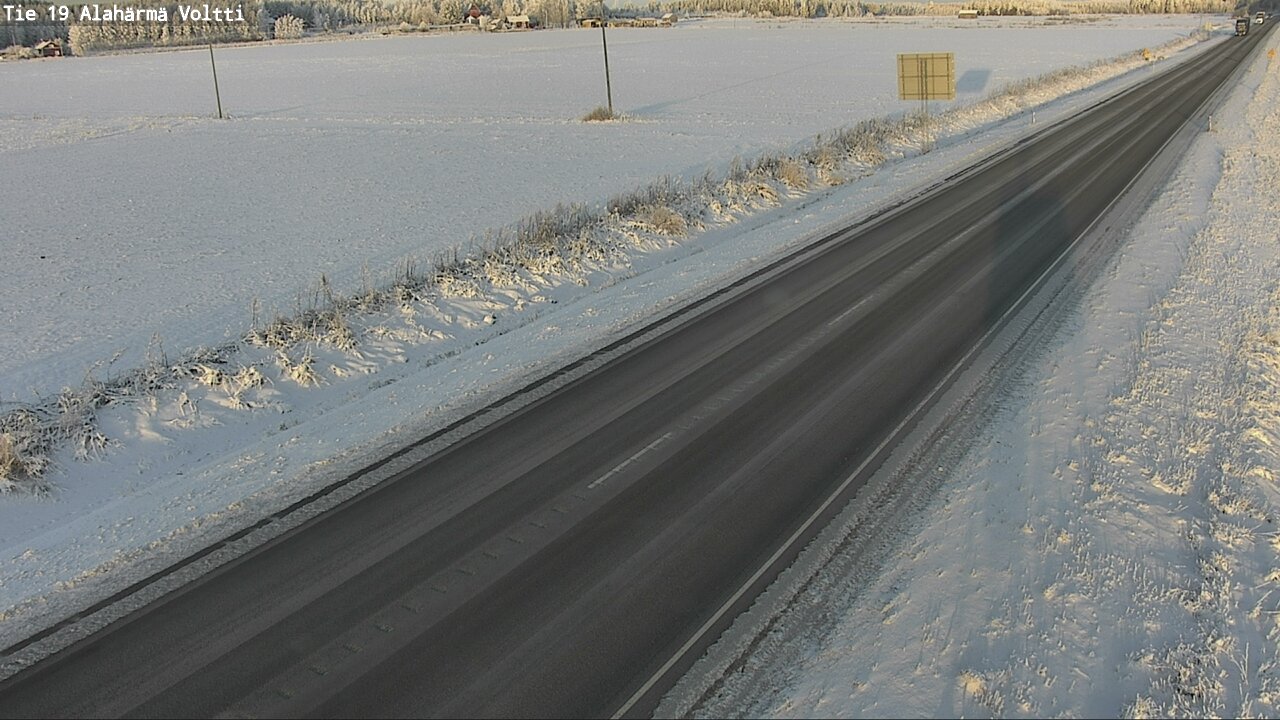 Weather Camera Image Väg 19 Alahärmä, Voltti, Kauhava, Etelä-Pohjanmaa