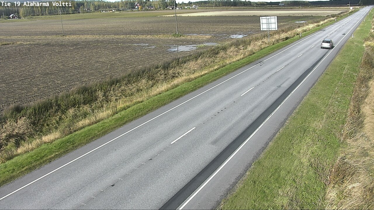 Weather Camera Image Road 19 Alahärmä, Voltti, Kauhava, Etelä-Pohjanmaa