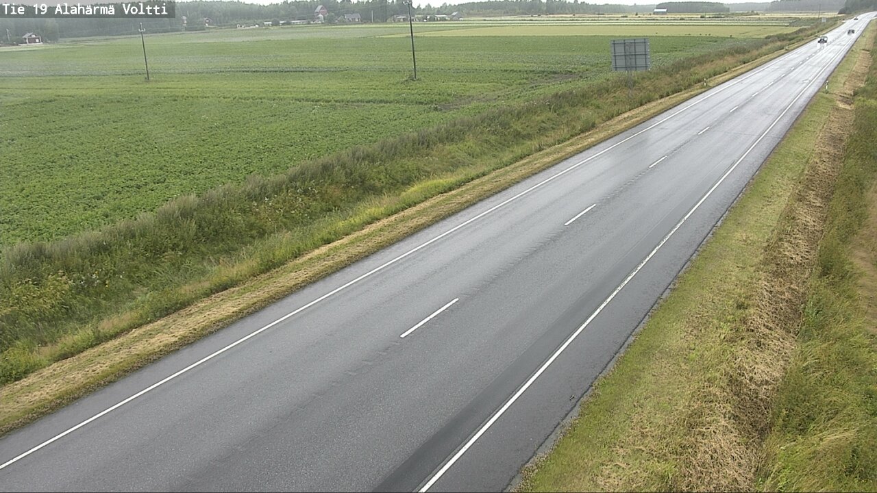 Weather Camera Image Väg 19 Alahärmä, Voltti, Kauhava, Etelä-Pohjanmaa