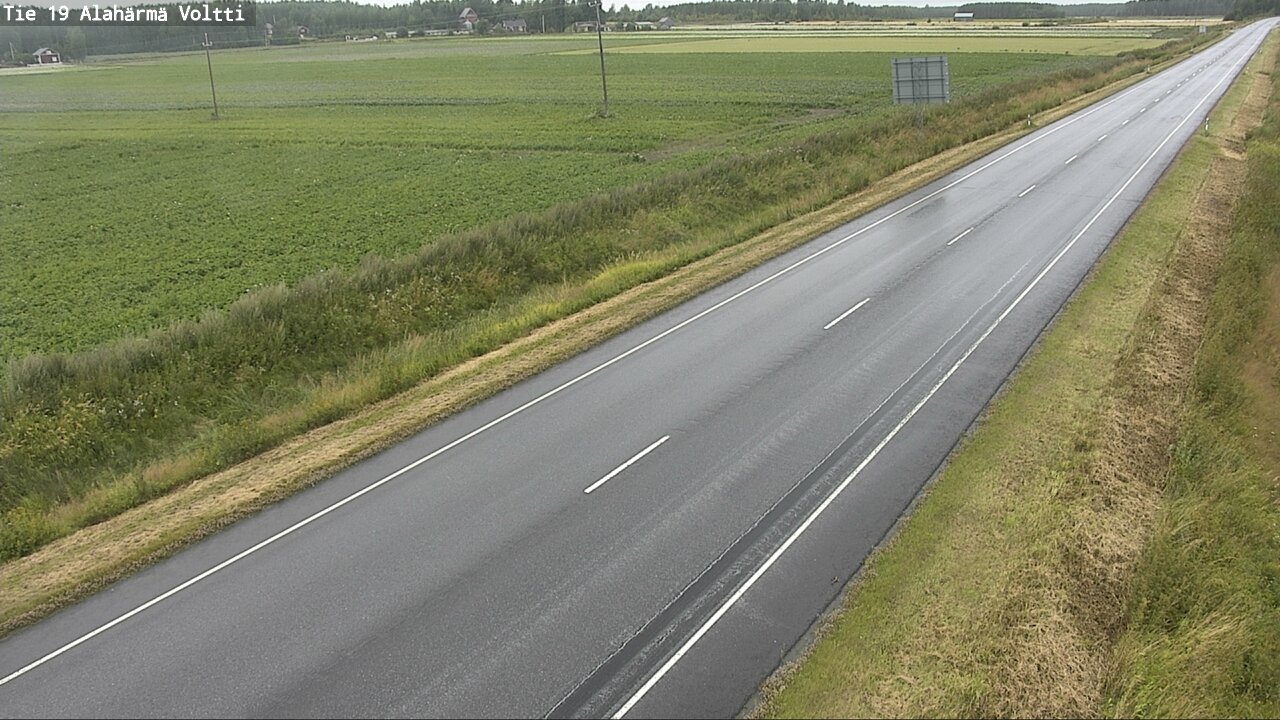 Weather Camera Image Väg 19 Alahärmä, Voltti, Kauhava, Etelä-Pohjanmaa