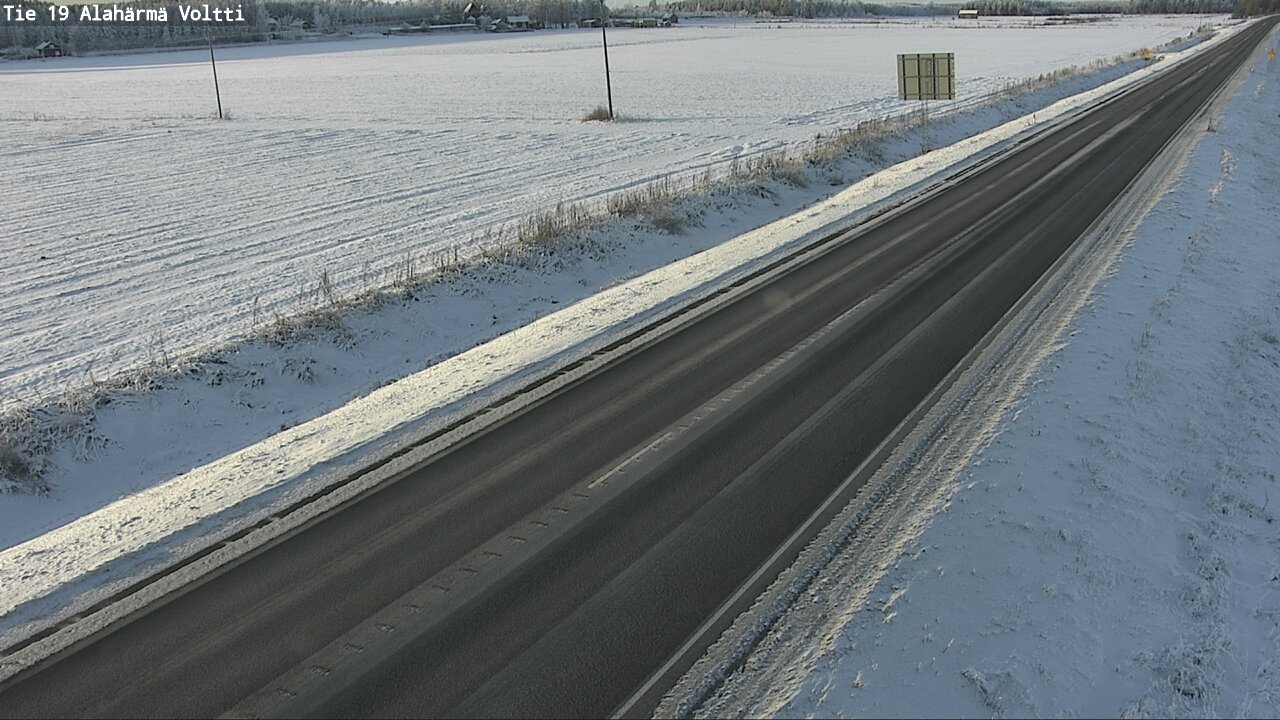 Weather Camera Image Väg 19 Alahärmä, Voltti, Kauhava, Etelä-Pohjanmaa