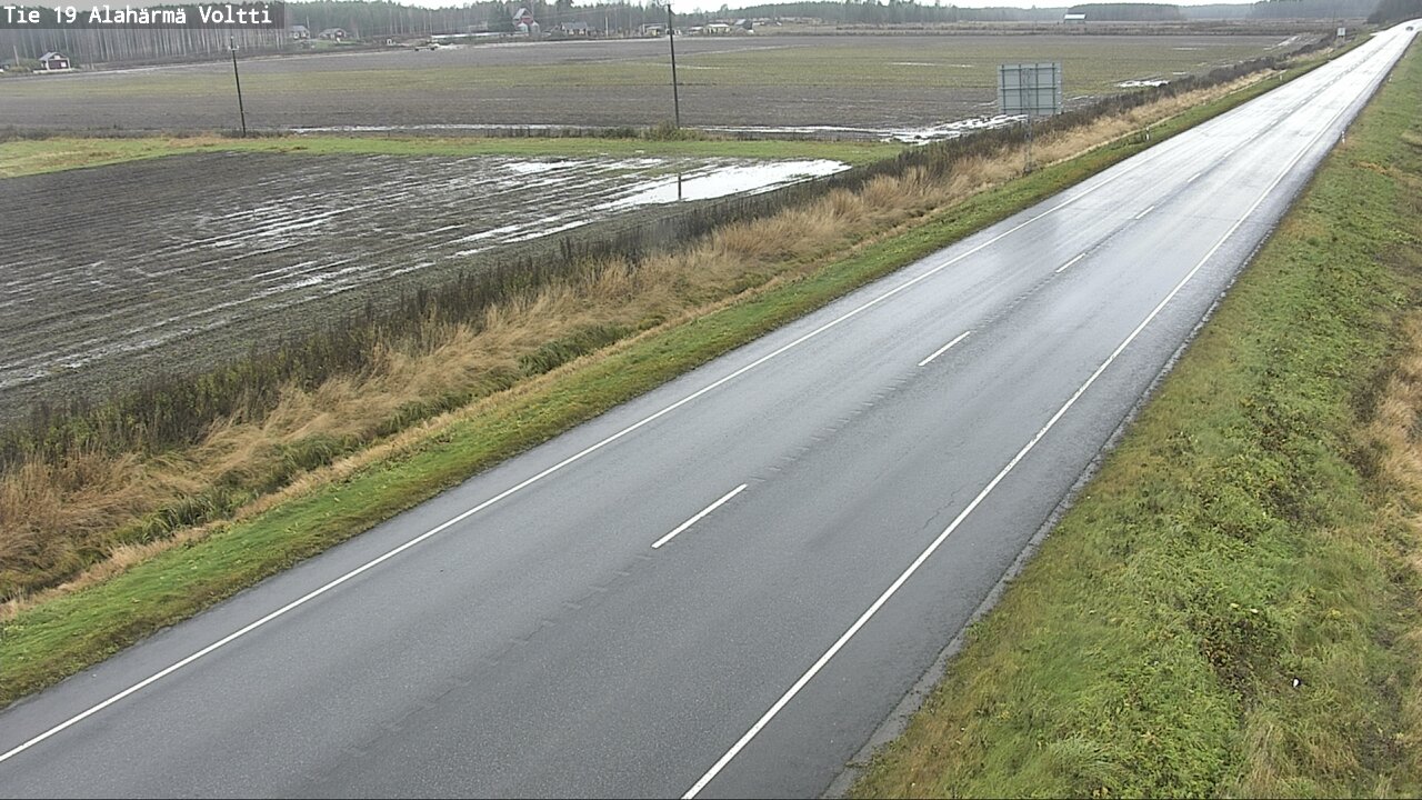 Weather Camera Image Väg 19 Alahärmä, Voltti, Kauhava, Etelä-Pohjanmaa