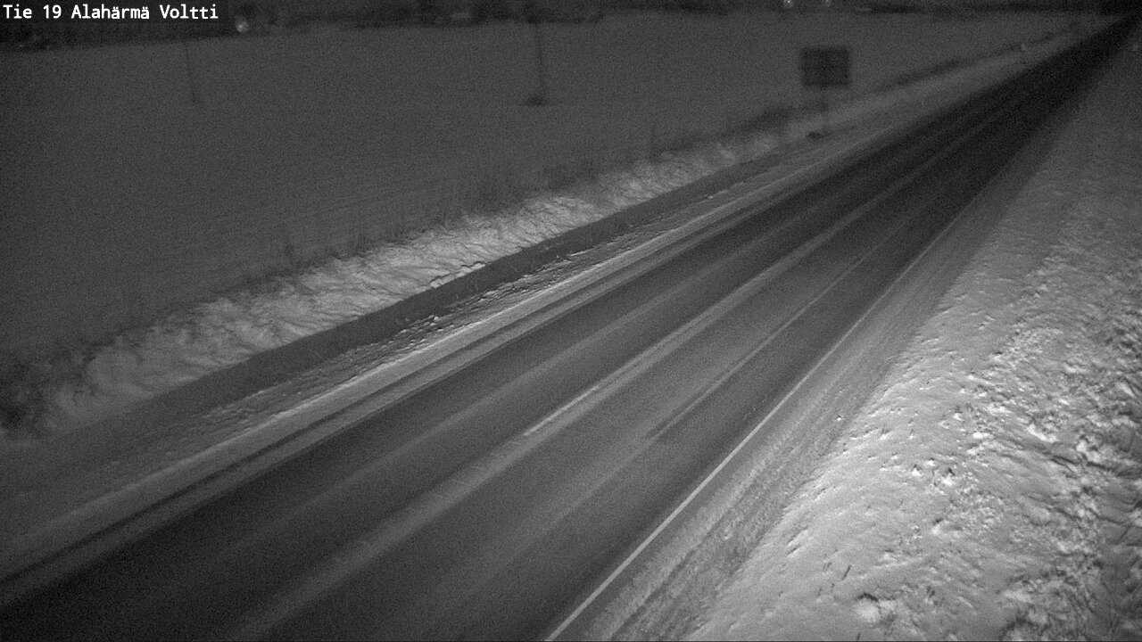 Weather Camera Image Väg 19 Alahärmä, Voltti, Kauhava, Etelä-Pohjanmaa