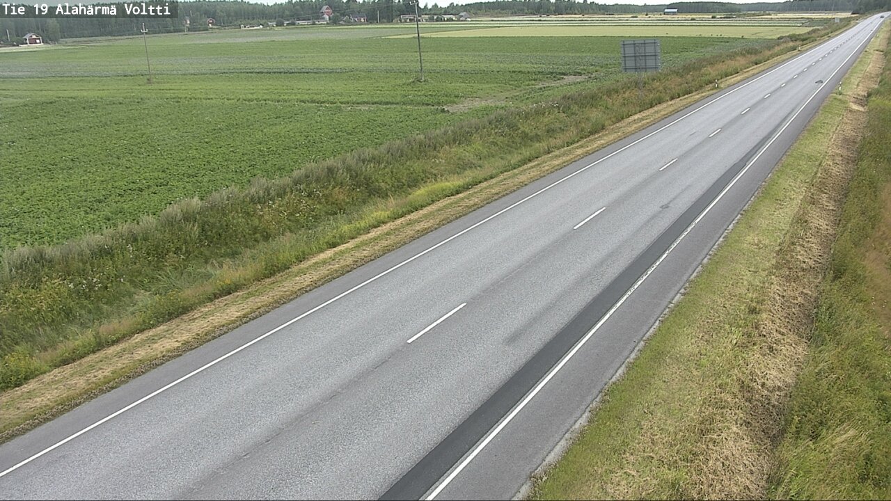 Weather Camera Image Väg 19 Alahärmä, Voltti, Kauhava, Etelä-Pohjanmaa