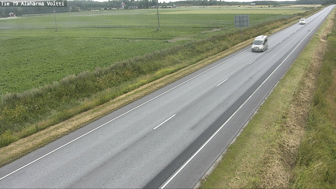 Weather Camera Image Väg 19 Alahärmä, Voltti, Kauhava, Etelä-Pohjanmaa
