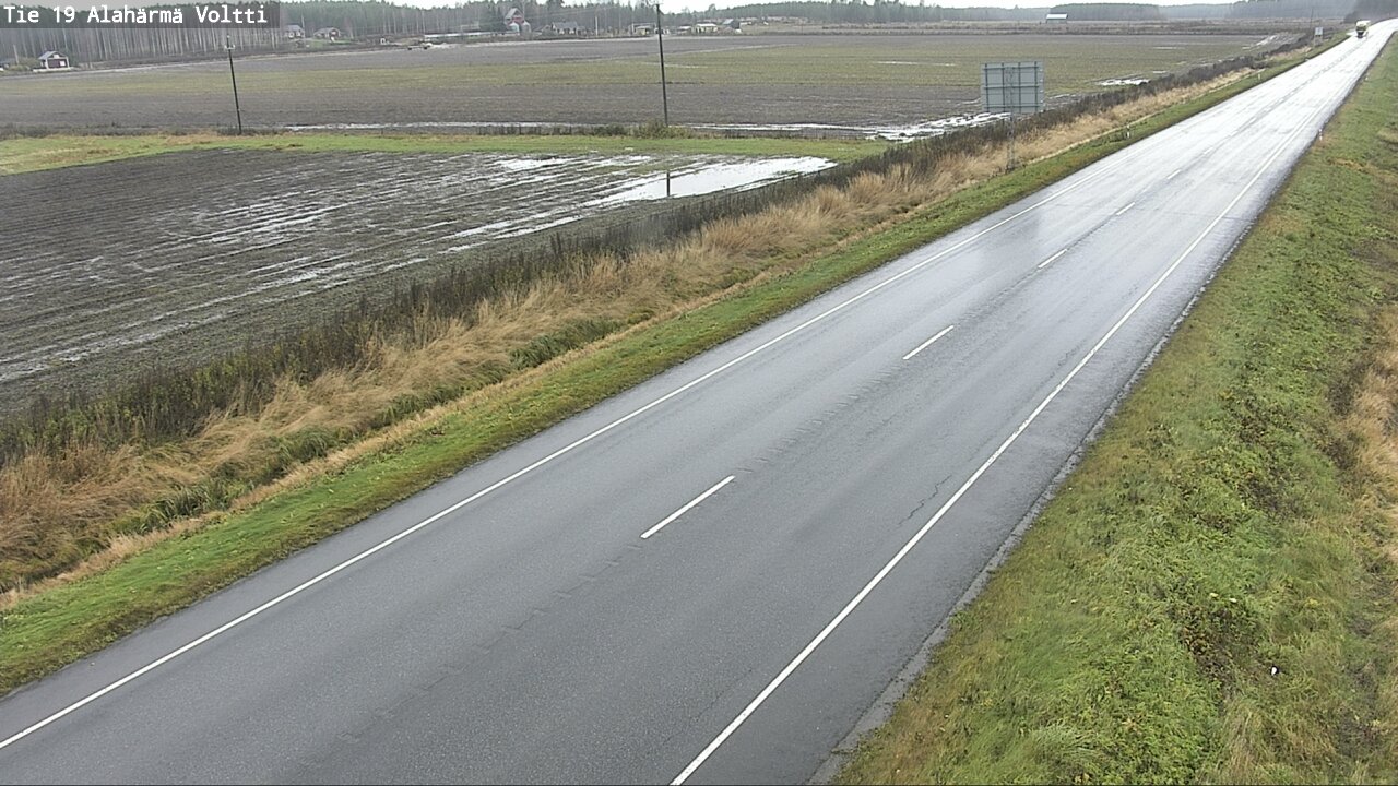 Weather Camera Image Väg 19 Alahärmä, Voltti, Kauhava, Etelä-Pohjanmaa