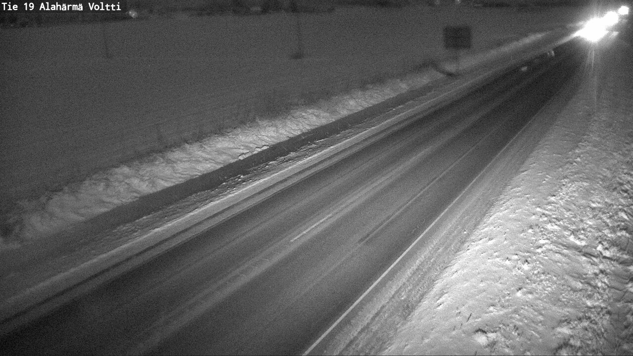 Weather Camera Image Väg 19 Alahärmä, Voltti, Kauhava, Etelä-Pohjanmaa