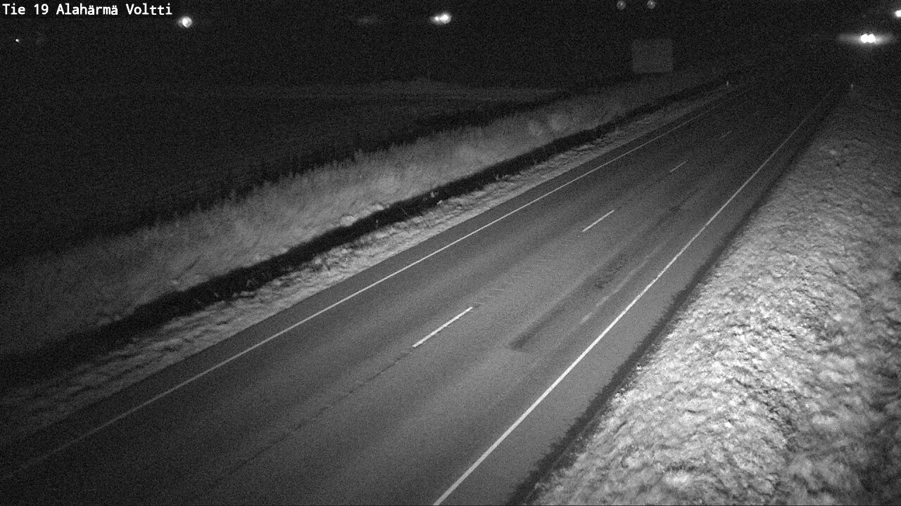 Weather Camera Image Väg 19 Alahärmä, Voltti, Kauhava, Etelä-Pohjanmaa