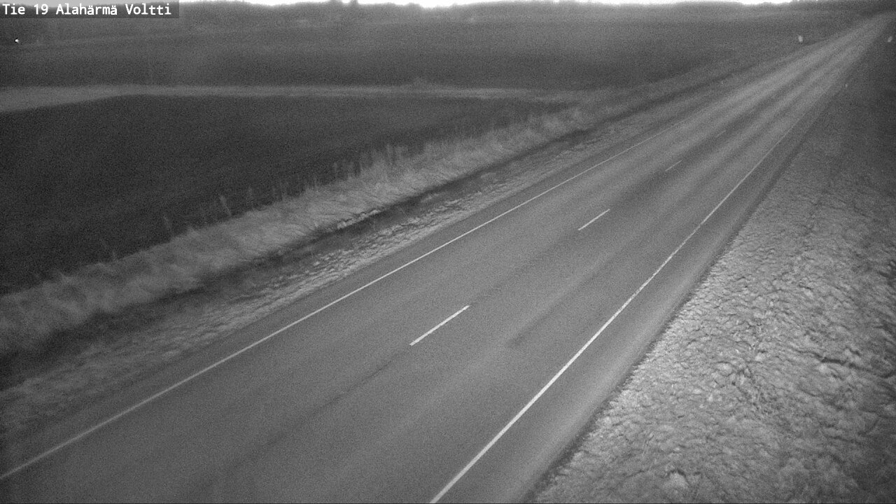 Weather Camera Image Väg 19 Alahärmä, Voltti, Kauhava, Etelä-Pohjanmaa