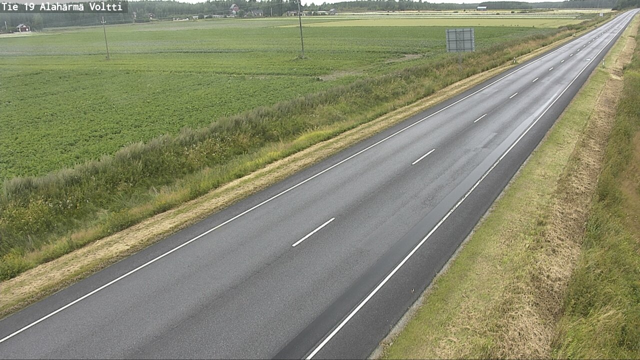 Weather Camera Image Väg 19 Alahärmä, Voltti, Kauhava, Etelä-Pohjanmaa