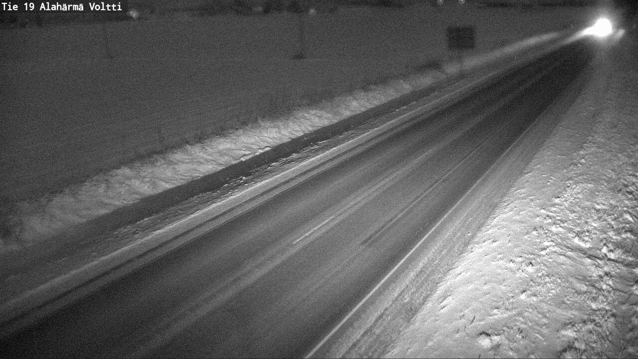 Weather Camera Image Väg 19 Alahärmä, Voltti, Kauhava, Etelä-Pohjanmaa