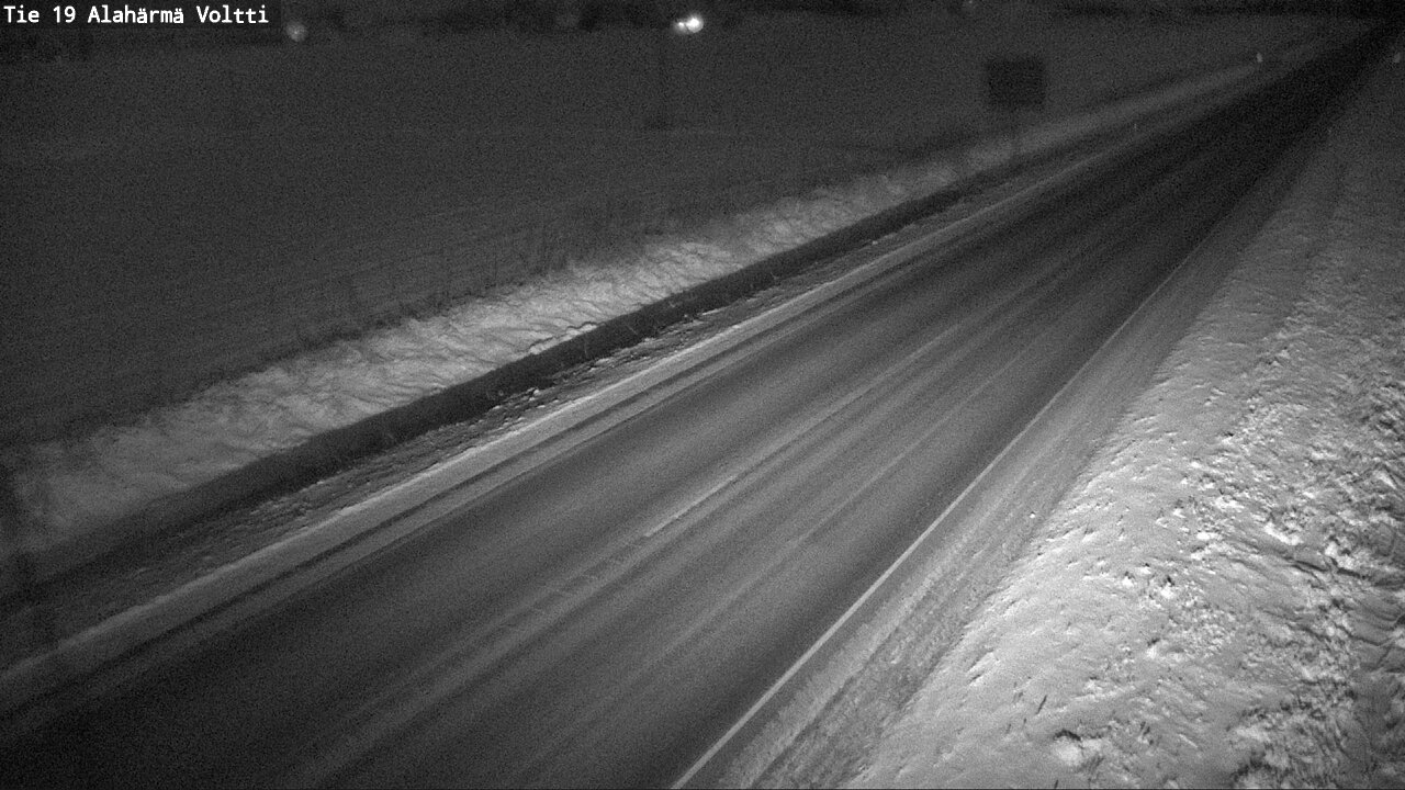 Weather Camera Image Väg 19 Alahärmä, Voltti, Kauhava, Etelä-Pohjanmaa