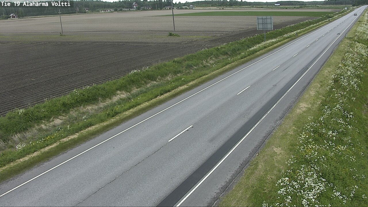 Weather Camera Image Väg 19 Alahärmä, Voltti, Kauhava, Etelä-Pohjanmaa