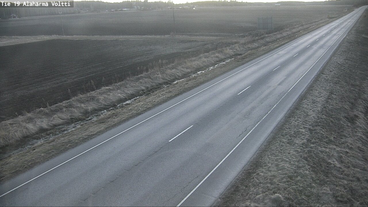 Weather Camera Image Väg 19 Alahärmä, Voltti, Kauhava, Etelä-Pohjanmaa
