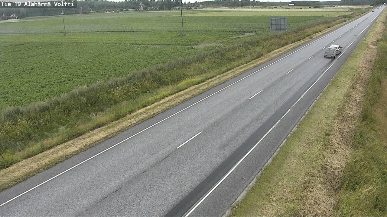 Weather Camera Image Väg 19 Alahärmä, Voltti, Kauhava, Etelä-Pohjanmaa