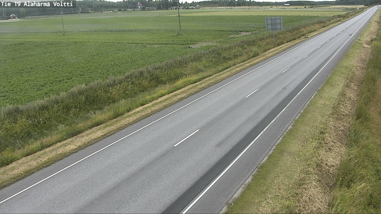 Weather Camera Image Väg 19 Alahärmä, Voltti, Kauhava, Etelä-Pohjanmaa