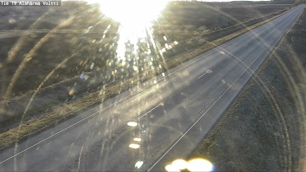 Weather Camera Image Väg 19 Alahärmä, Voltti, Kauhava, Etelä-Pohjanmaa