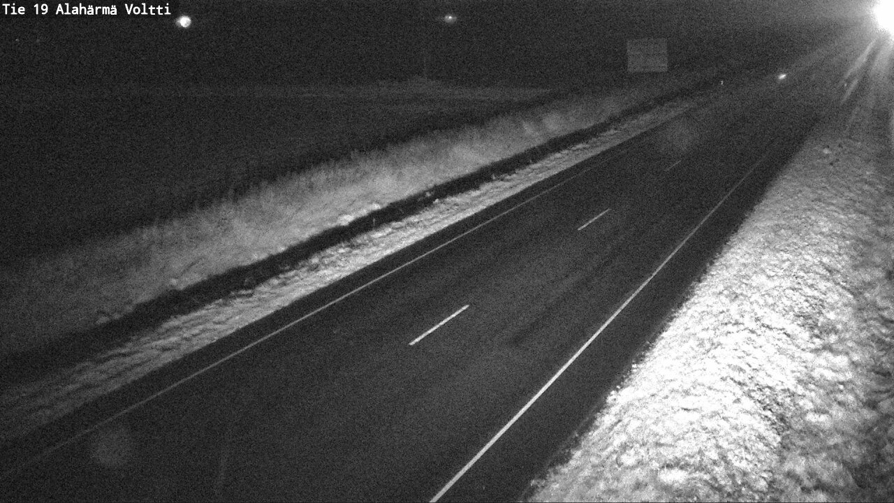Weather Camera Image Väg 19 Alahärmä, Voltti, Kauhava, Etelä-Pohjanmaa