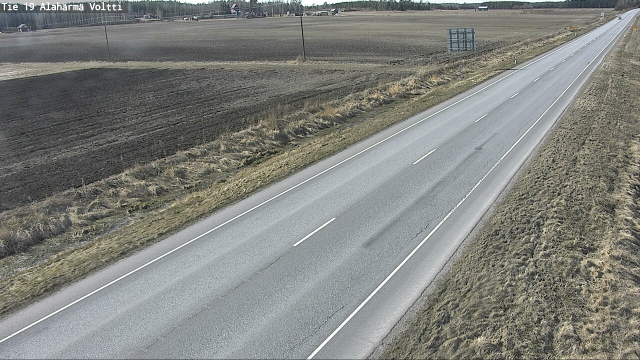Weather Camera Image Väg 19 Alahärmä, Voltti, Kauhava, Etelä-Pohjanmaa