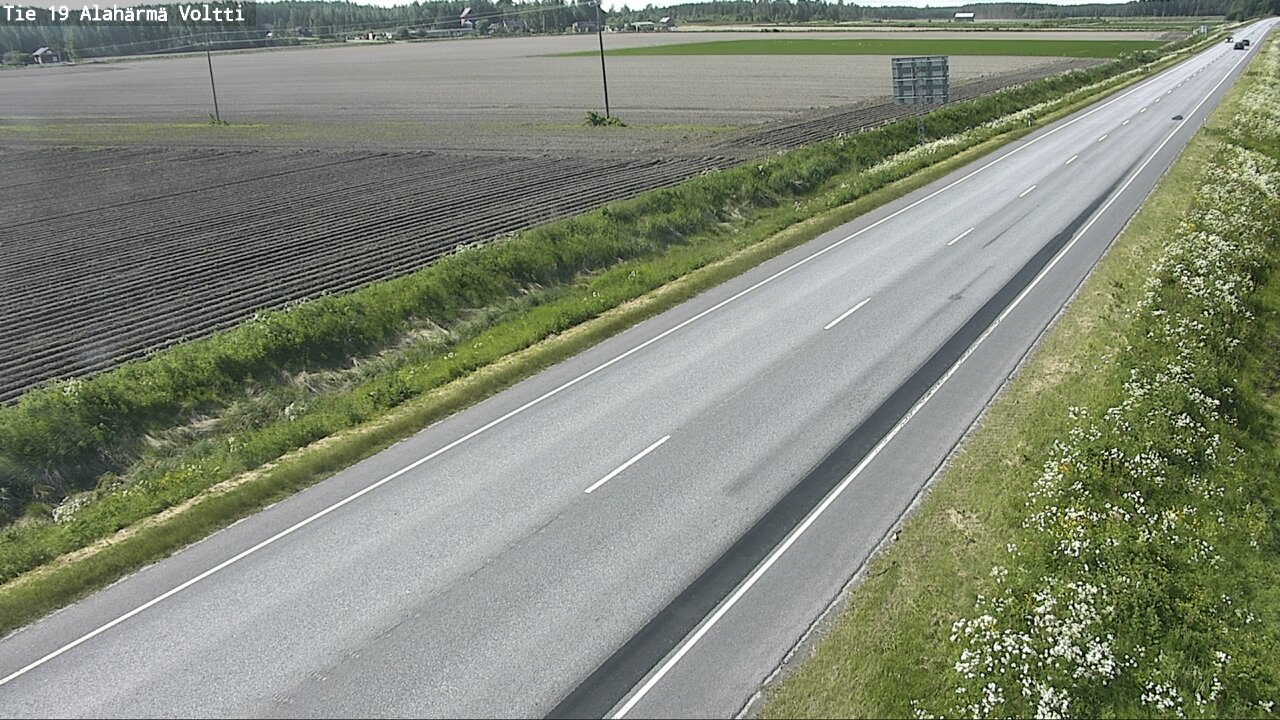 Weather Camera Image Road 19 Alahärmä, Voltti, Kauhava, Etelä-Pohjanmaa