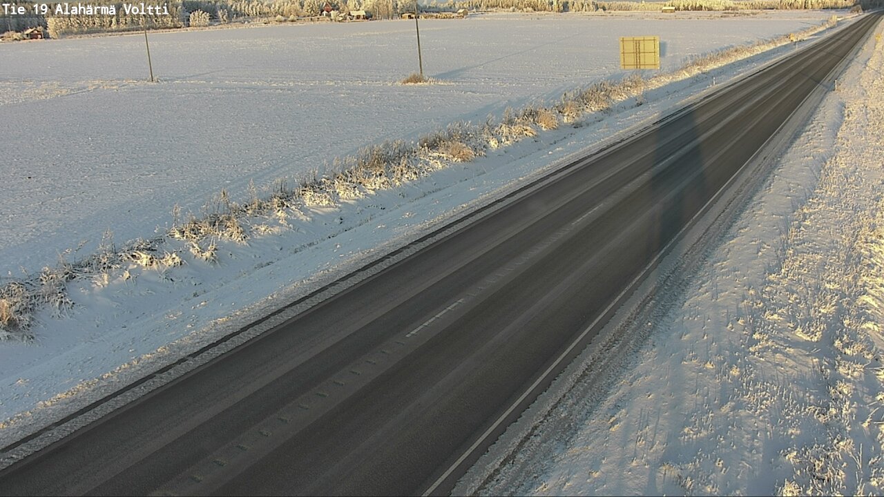 Weather Camera Image Väg 19 Alahärmä, Voltti, Kauhava, Etelä-Pohjanmaa
